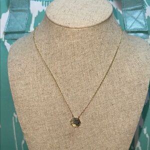Stella & Dot Elegant Gold Pendant Necklace